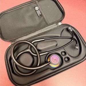 Black Stethoscope with Case